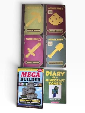 MINECRAFT bundle of 6 books